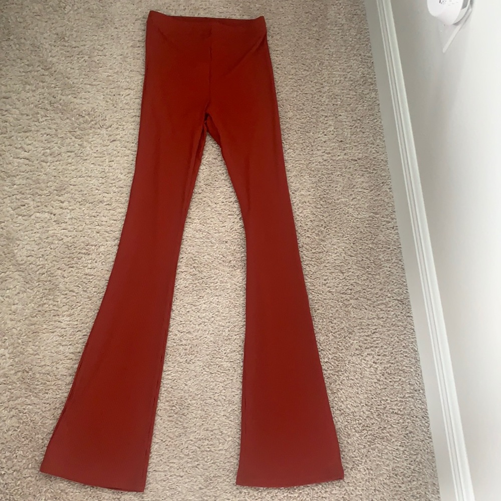Topshop flare stretchy pants